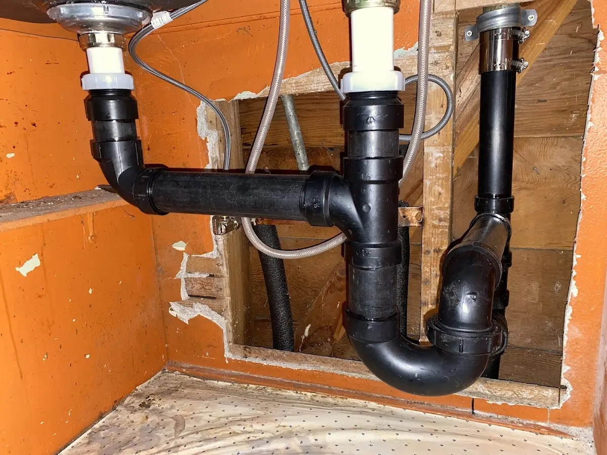 Professional Plumbing Inspection equipment and tools on the job in Old Lyme